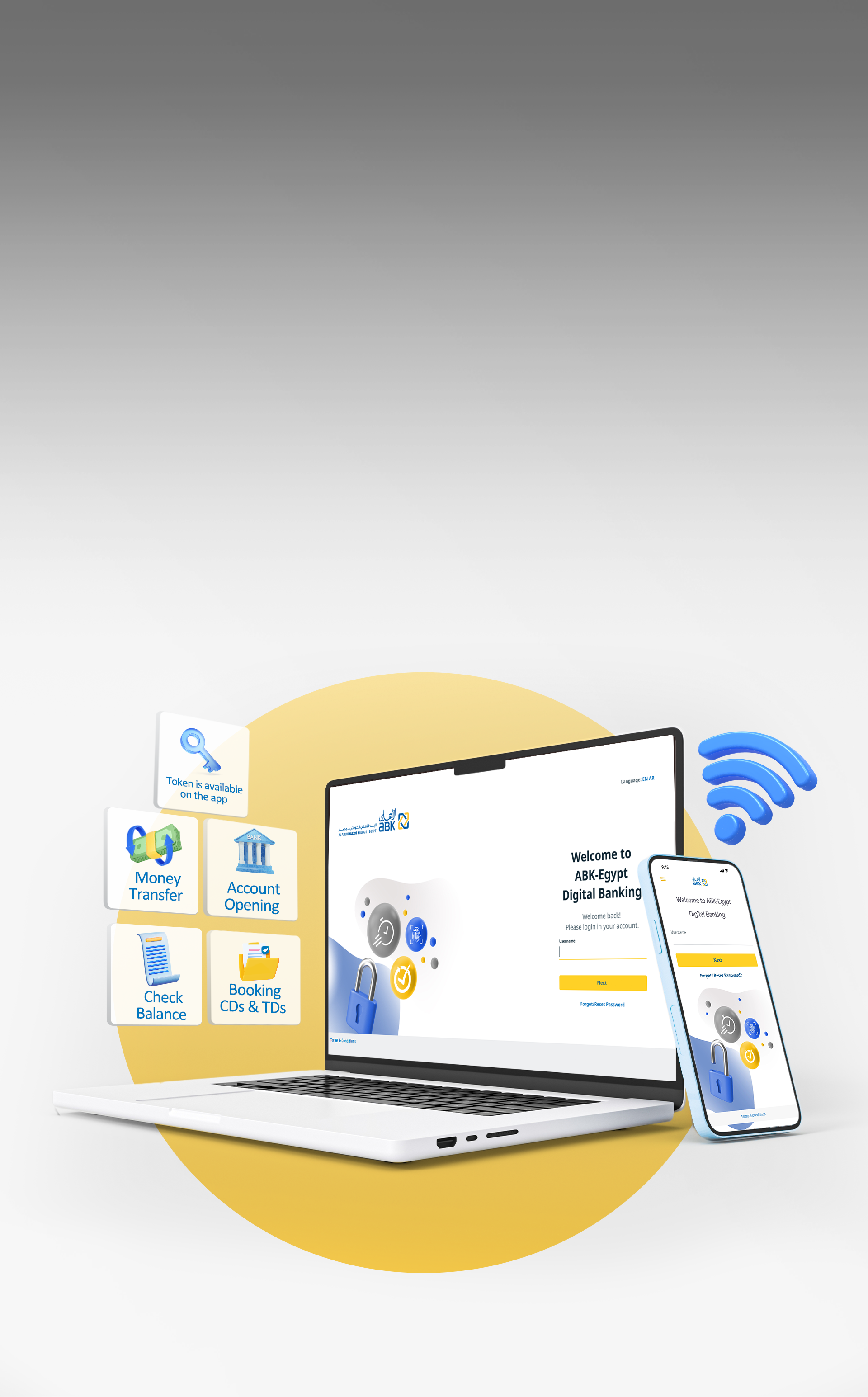 Discover the New Internet & Mobile Banking from ABK-Egypt!