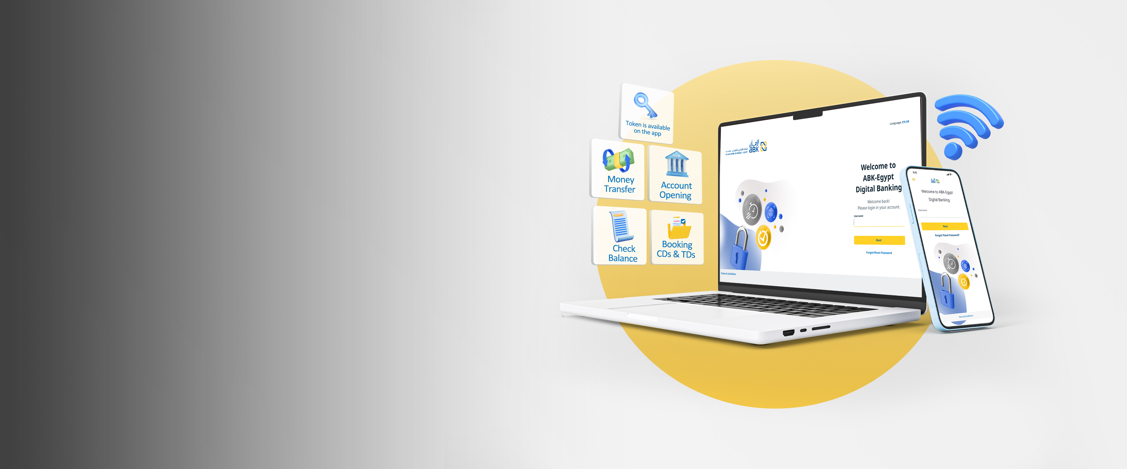 Discover the New Internet & Mobile Banking from ABK-Egypt!