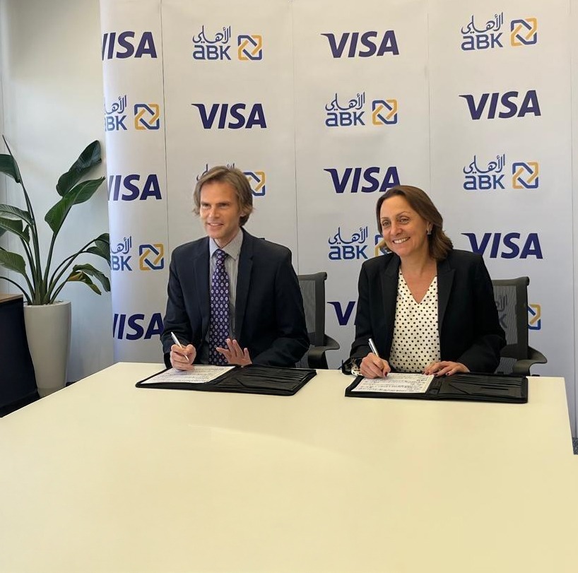 Al Ahli Bank of Kuwait-Egypt signs a long-term partnership with Visa to expand digital payment solutions