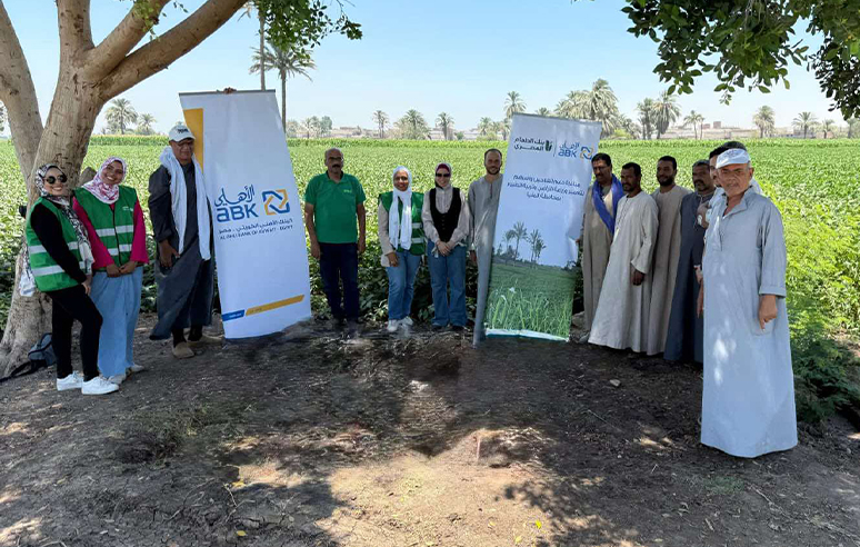 Al Ahli Bank of Kuwait-Egypt collaborates with Egyptian Food Bank to support farmers & their families in Al Minya Governorate