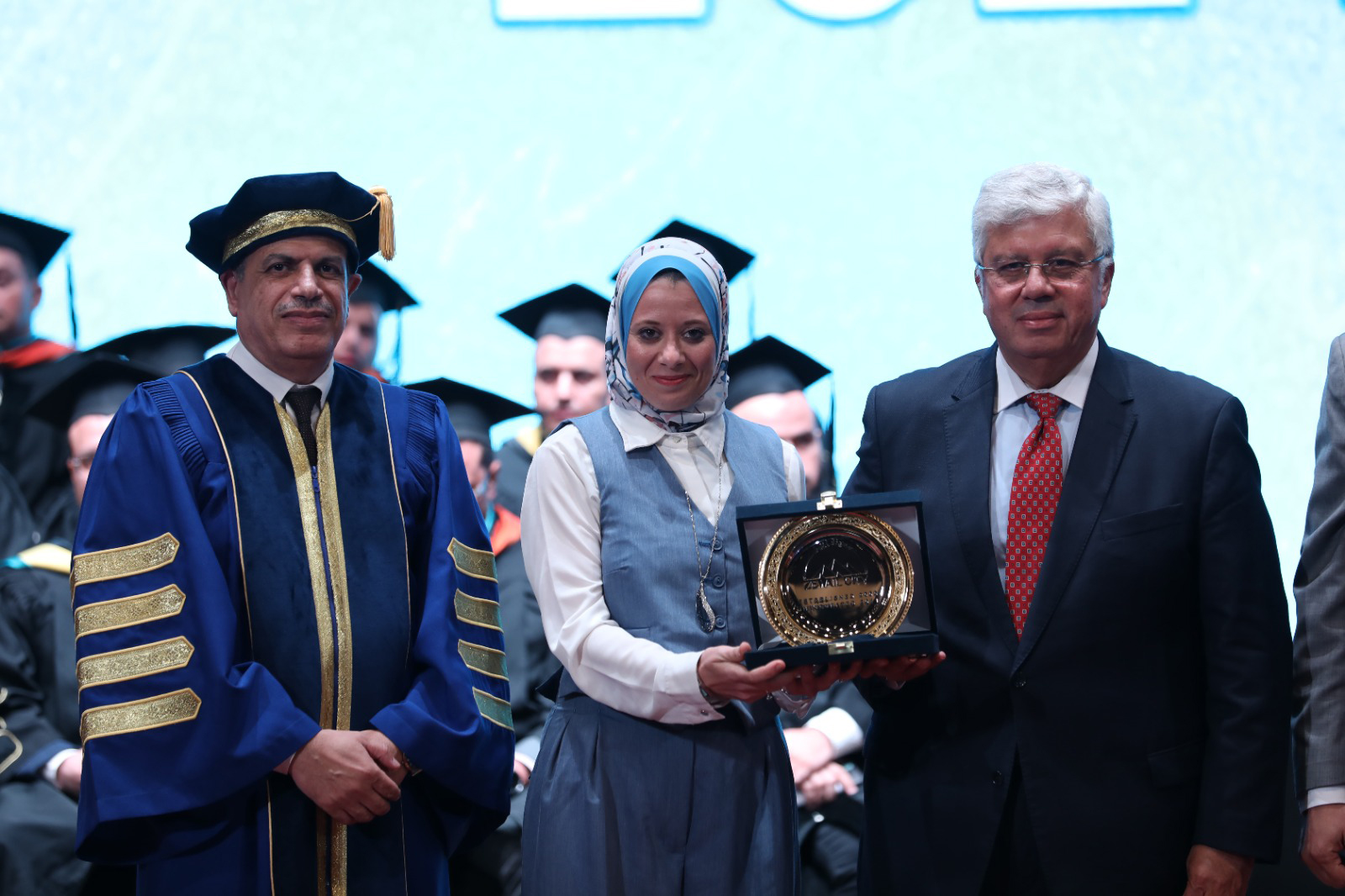 Zewail City of Science & Technology recognizes Al Ahli Bank of Kuwait - Egypt during their Annual Graduation Ceremony 2024